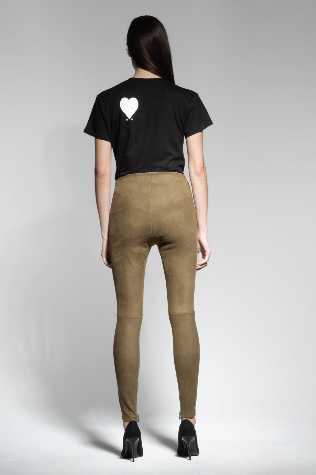 HALLE LEATHER HIGH WAIST LEGGINGS