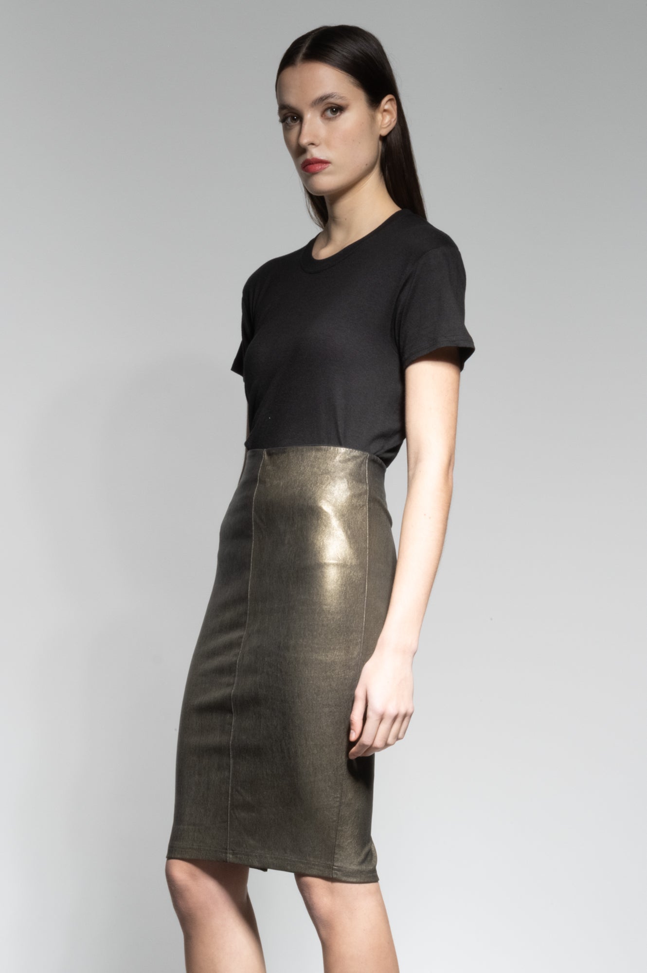 IVY LEATHER SKIRT