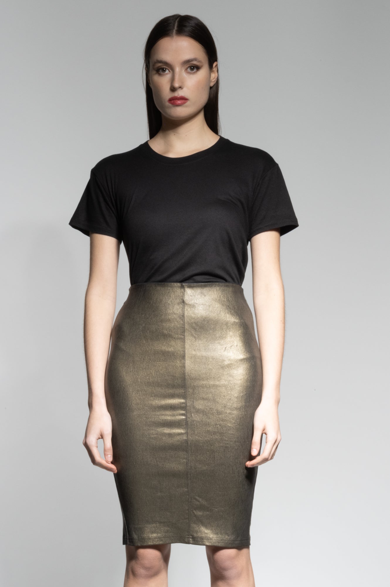 IVY LEATHER SKIRT