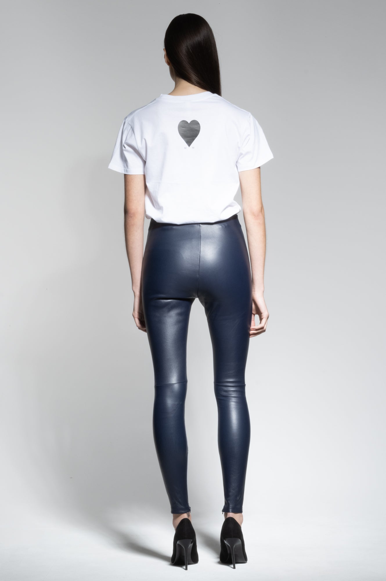 HALLE LEATHER HIGH WAIST LEGGINGS
