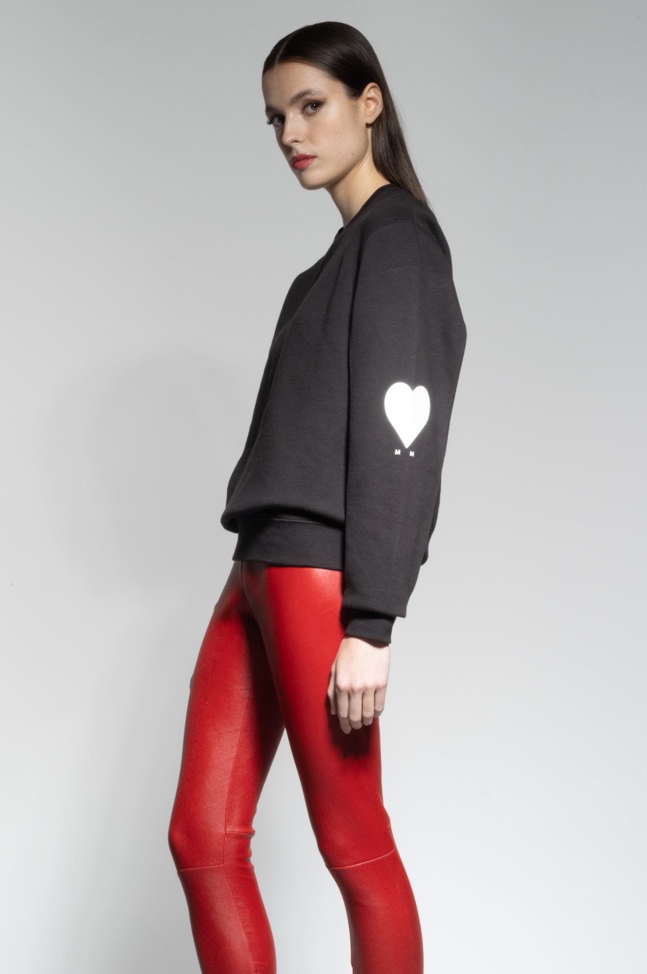 DOUBLE LOVE CREW SWEATER