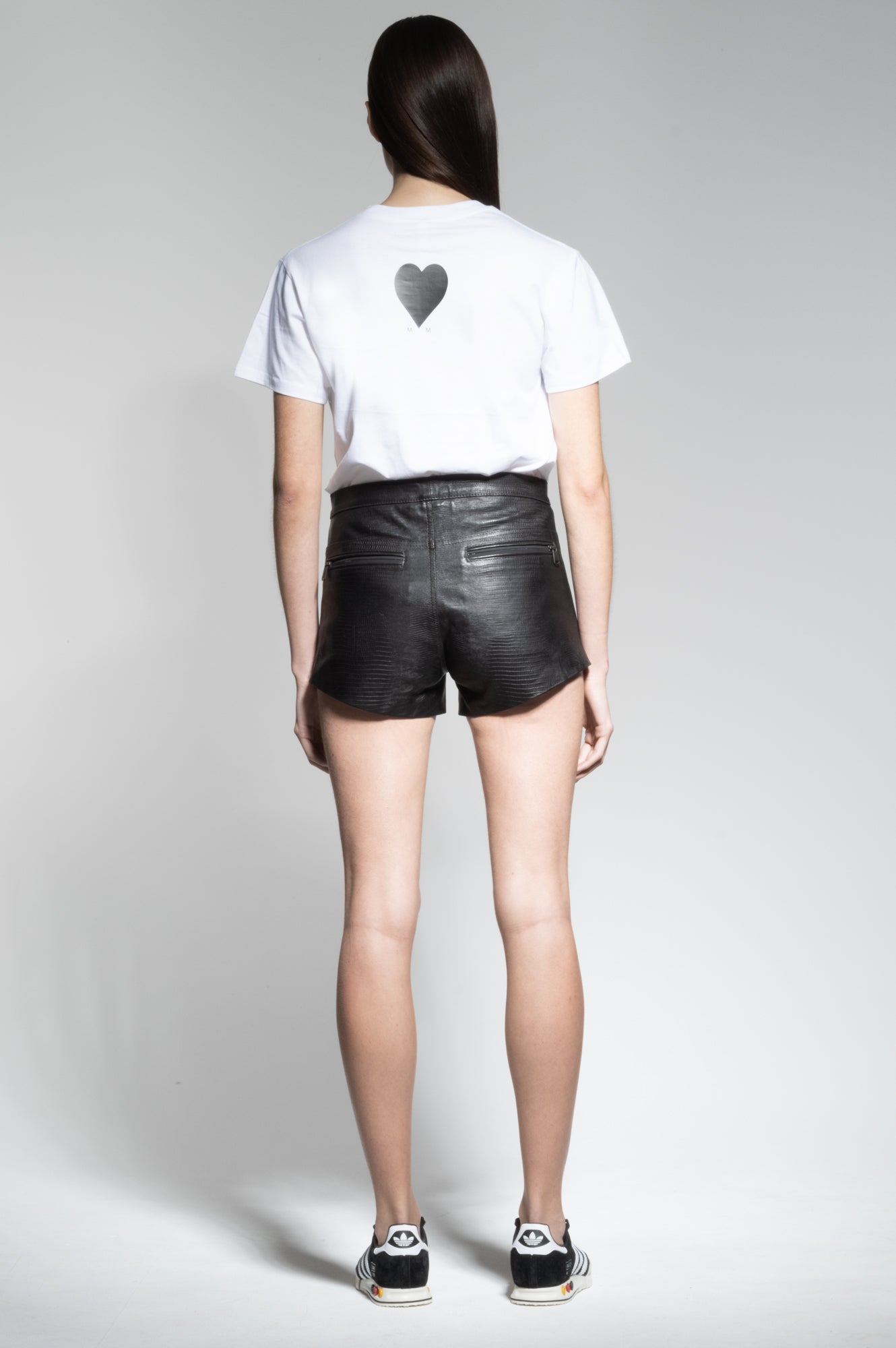 KELLY LEATHER HOT PANTS