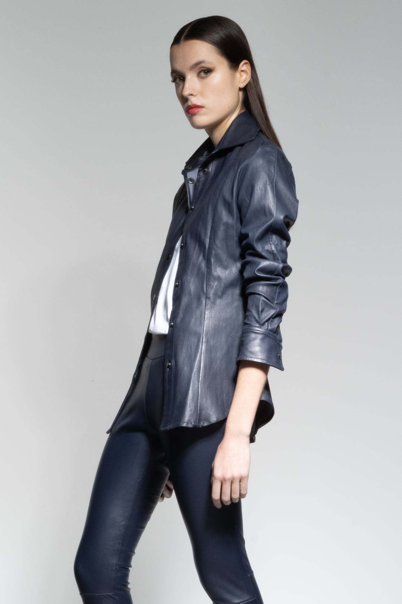 MAYA LEATHER SHIRT