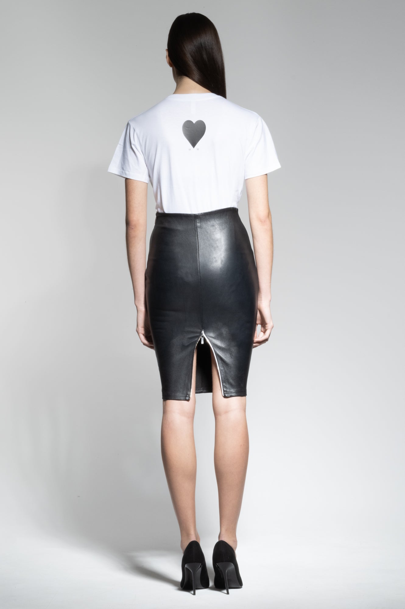 IVY LEATHER SKIRT