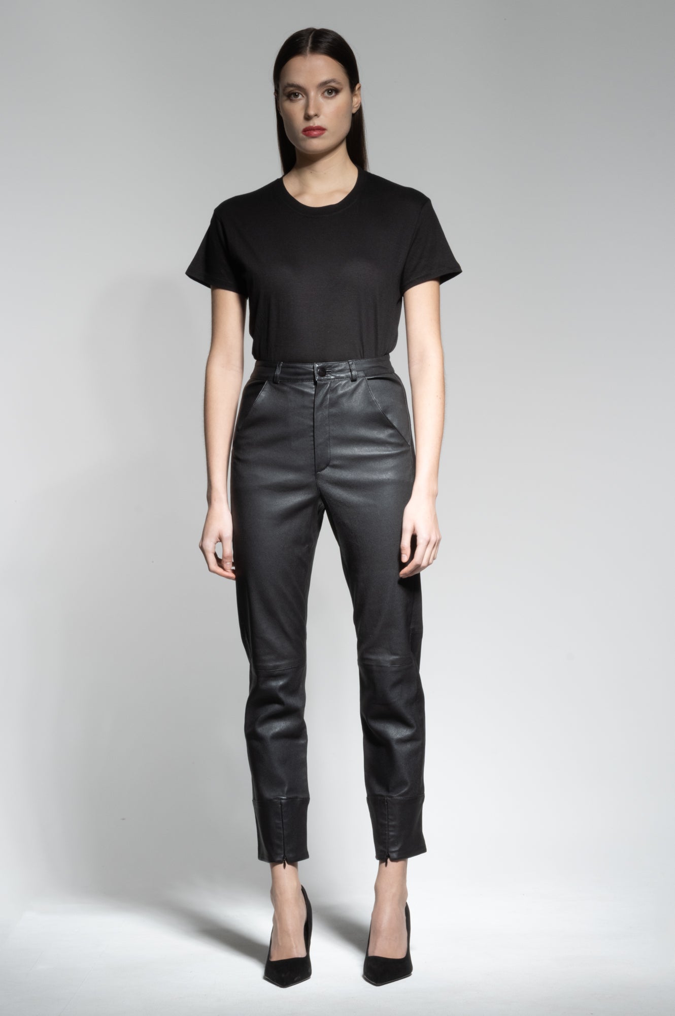 SAMMY LEATHER LOOSE PANTS