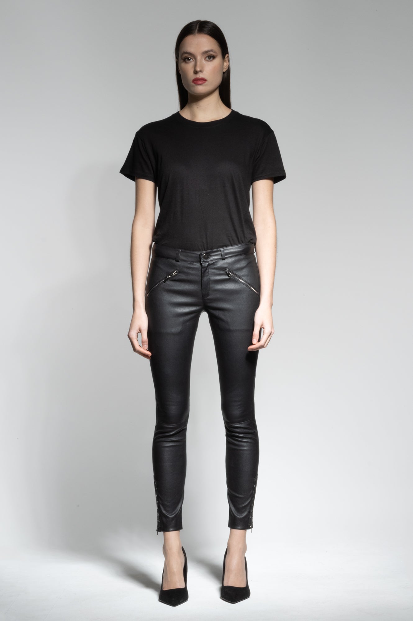 BELLA LEATHER TROUSERS